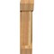 Ekena Millwork Traditional Slat Rough Sawn Bracket w/ Offset Brace, Western Red Cedar, 8"W x 22"D x 34"H BKT0806X22X34TRA06RWR - alternate 2